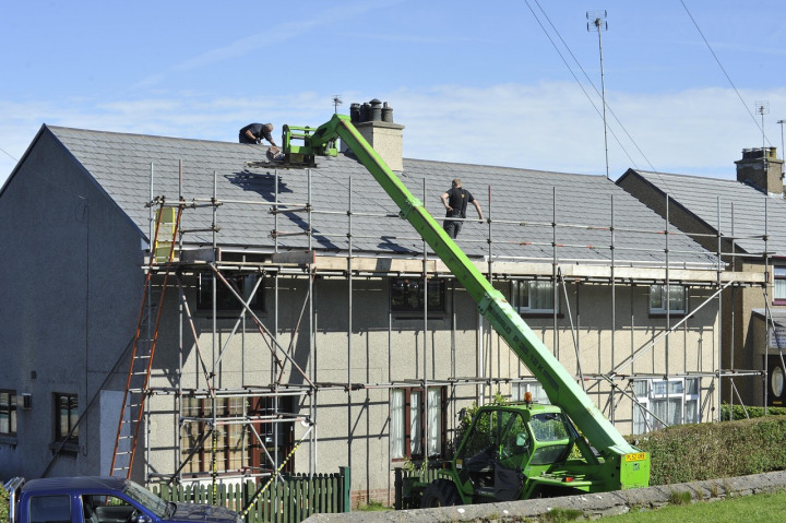 roof repair project
